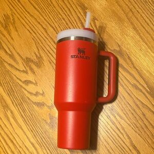 Stanley 40 oz Red Travel Mug with Handle